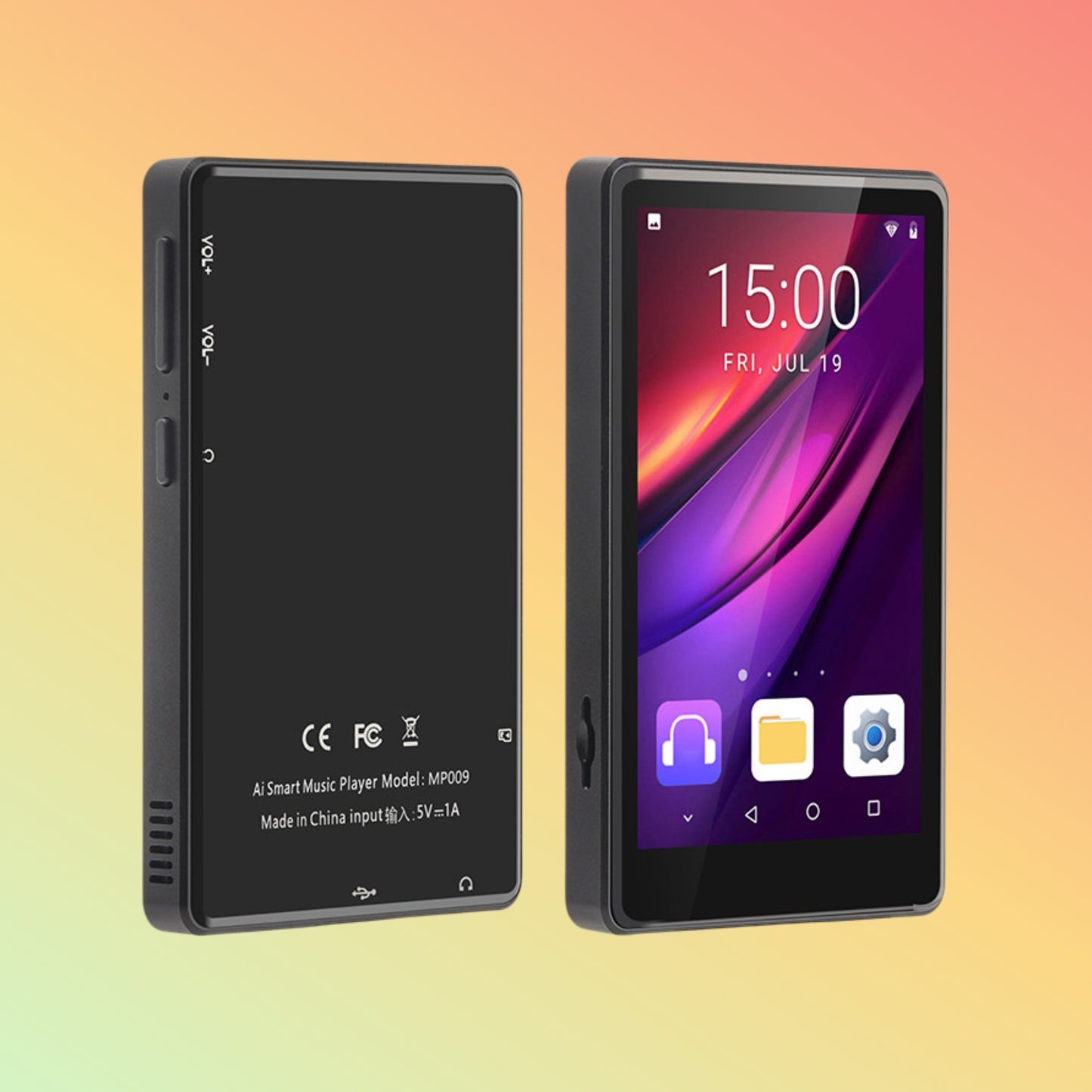 Uniwa MP009 Small 4 Inch WiFi Mini Tablet PC Stereo MP4/MP3 Android Player