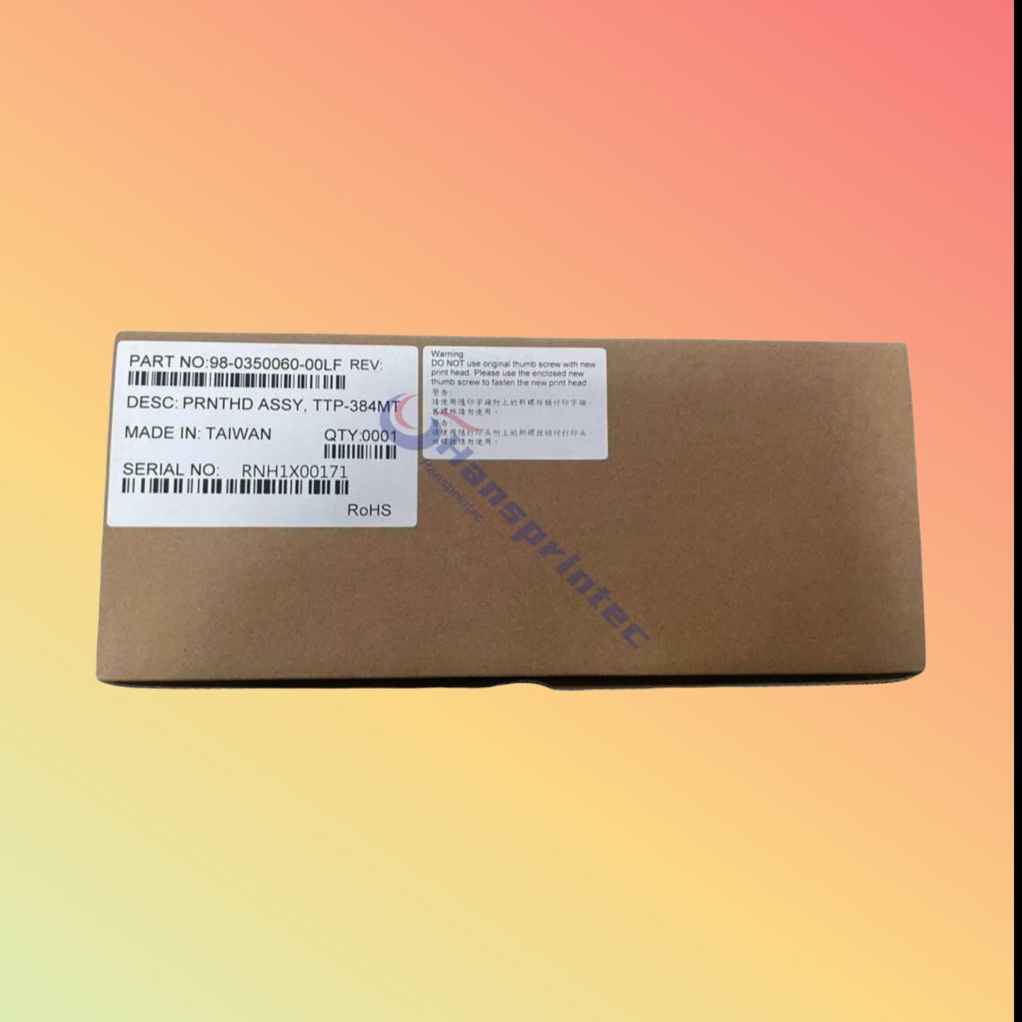 Thermal Print Head 98-0350060-00LF for Label Barcode Printer TSC TTP-384MT