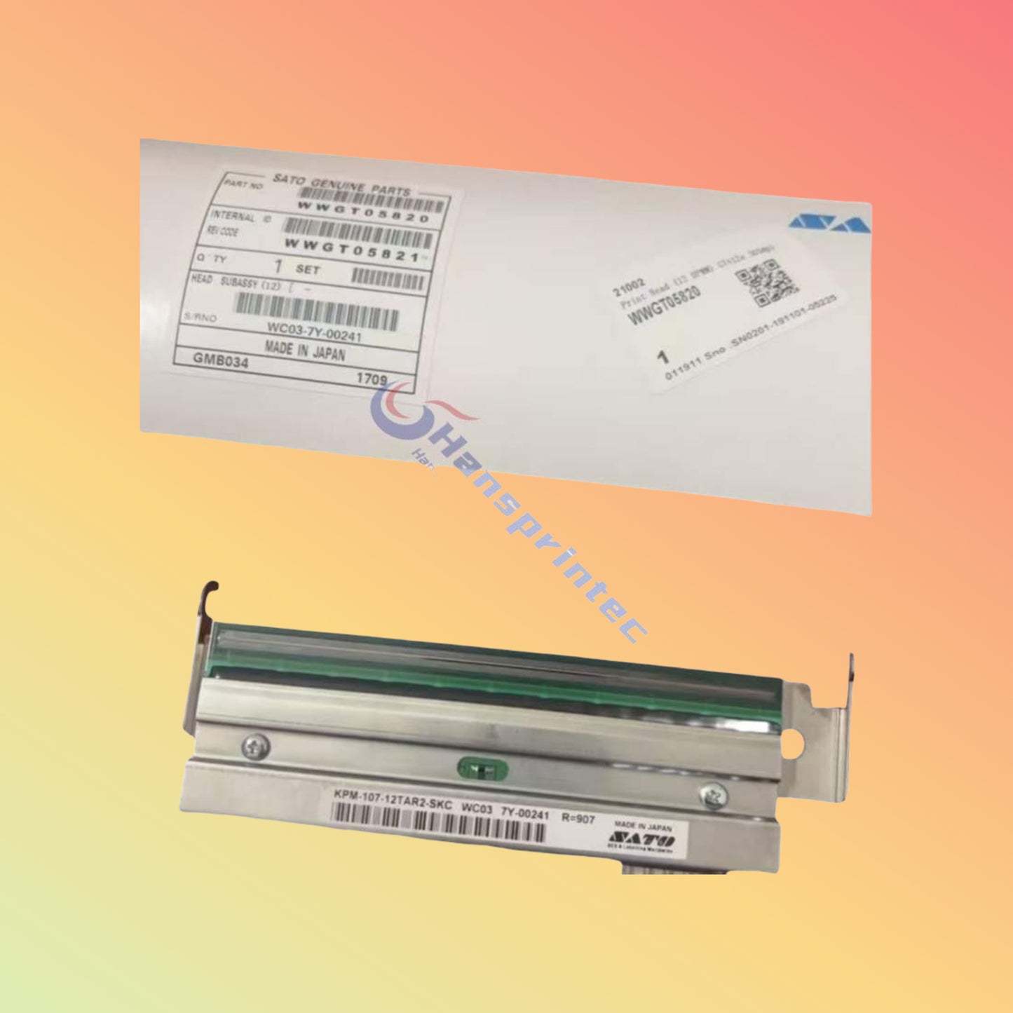 Sato Printhead GT412e 300dpi WWGT05820