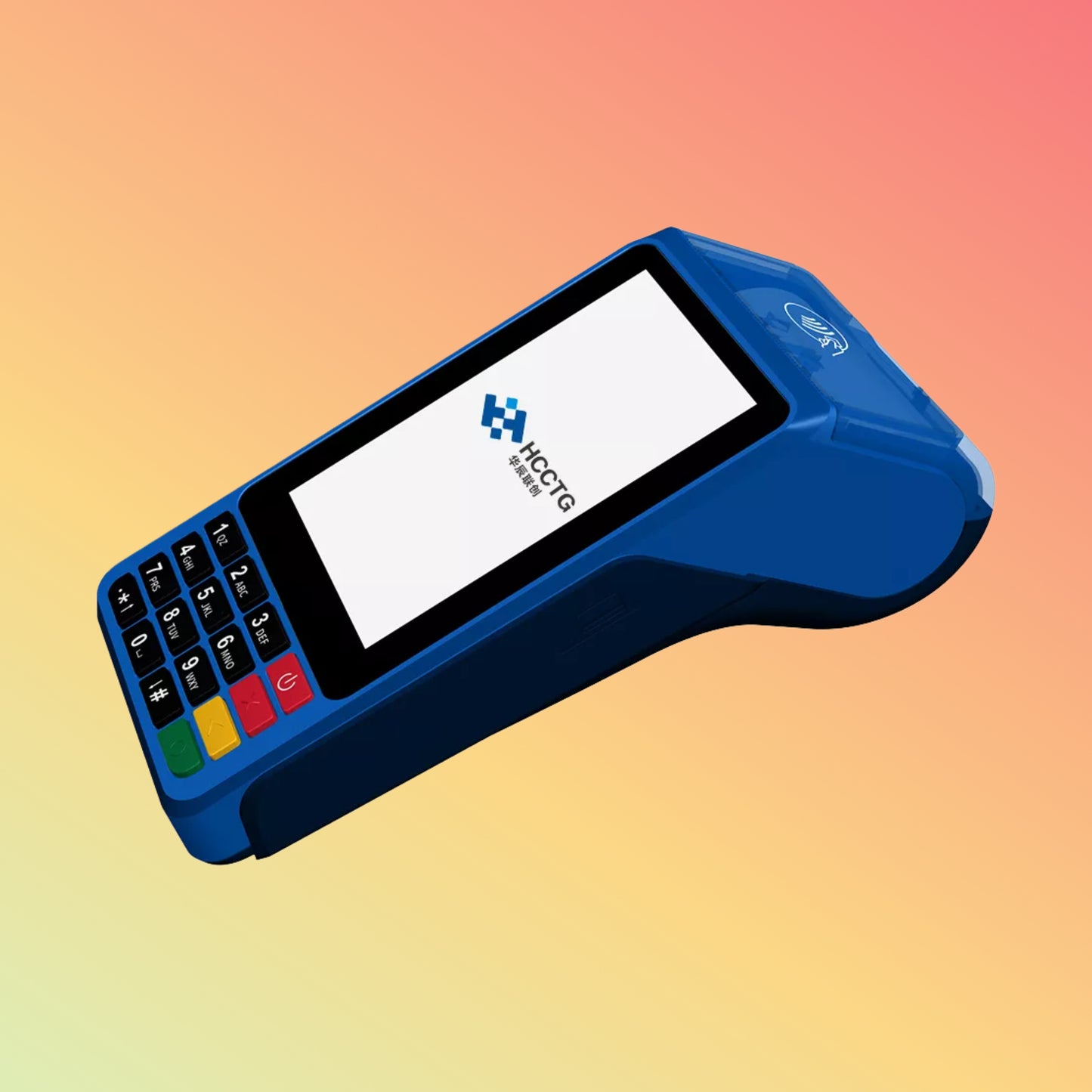 Android 10 Handheld POS Terminal with 58mm Thermal Printer Keyboards Z60A