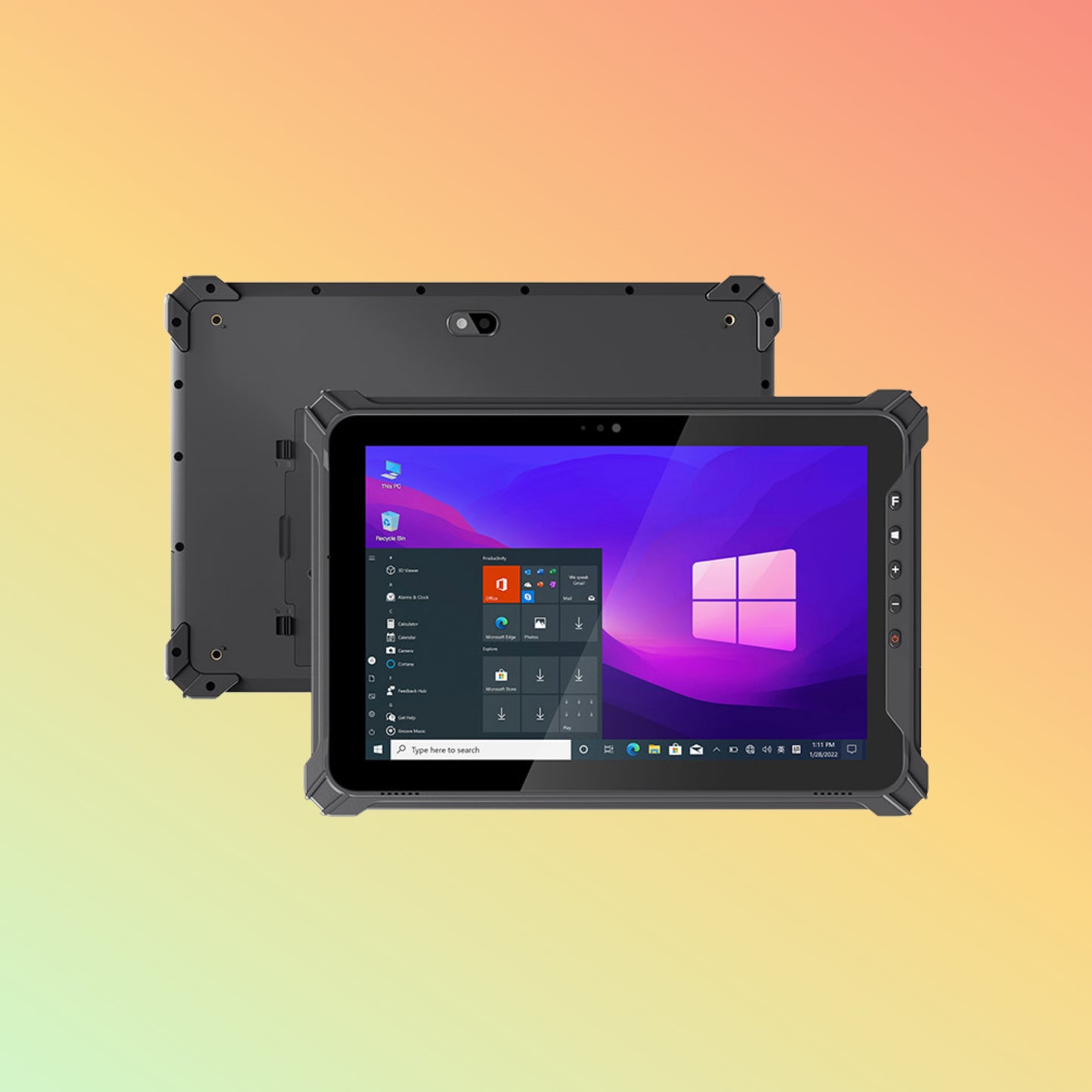 UNIWA W117 10.1 inch 8GB RAM 4G LTE SIM Card Rugged Tablet Windows 11