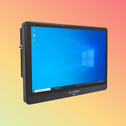 10 Inch Windows 1D/2D Barcode Scanner Terminal with LED Touch Screen LAN+WiFi Interface ER220W