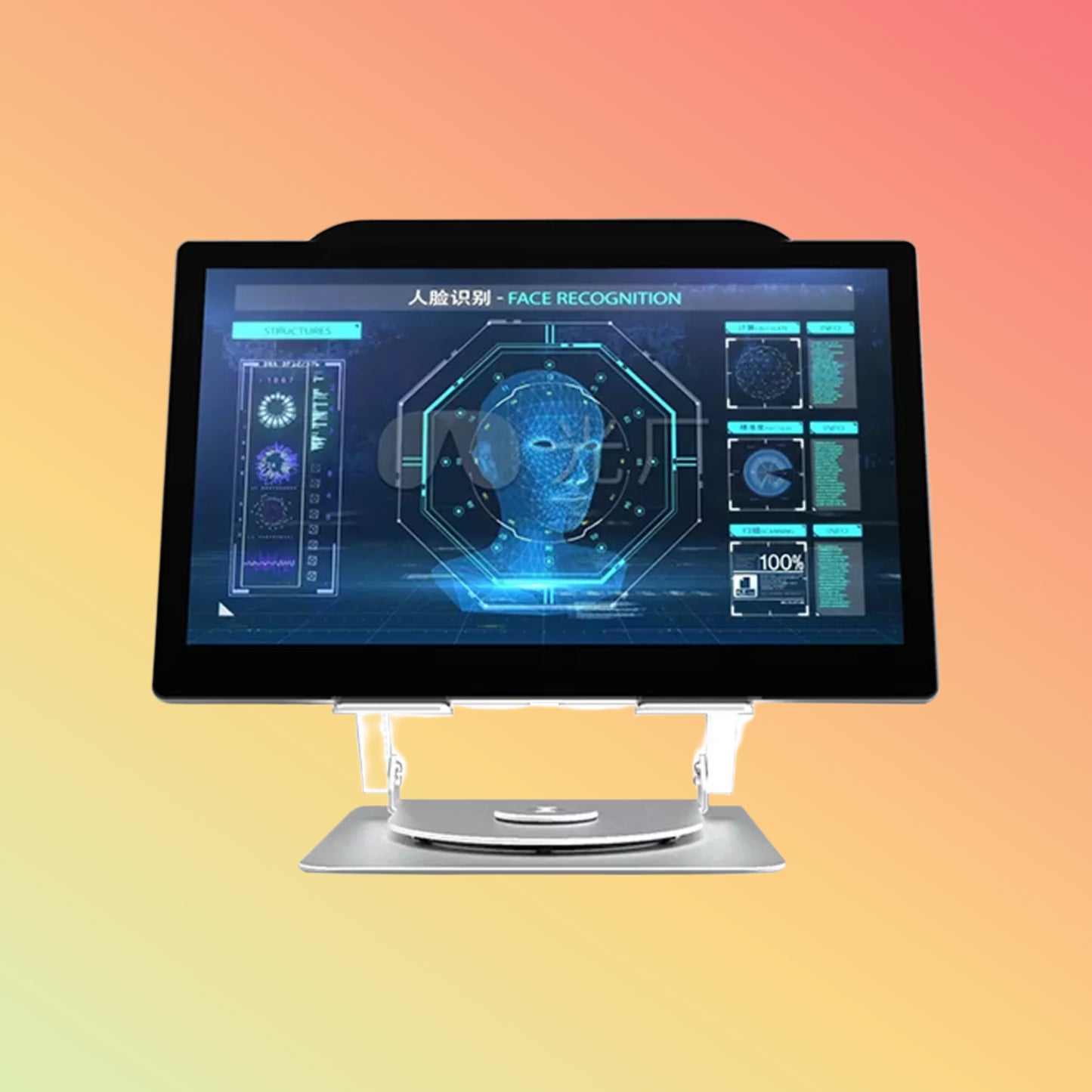 HCCTG 13.3 Inch Windows10 NFC Fingerprint Intelligent All-In-One POS Terminal ER800-W