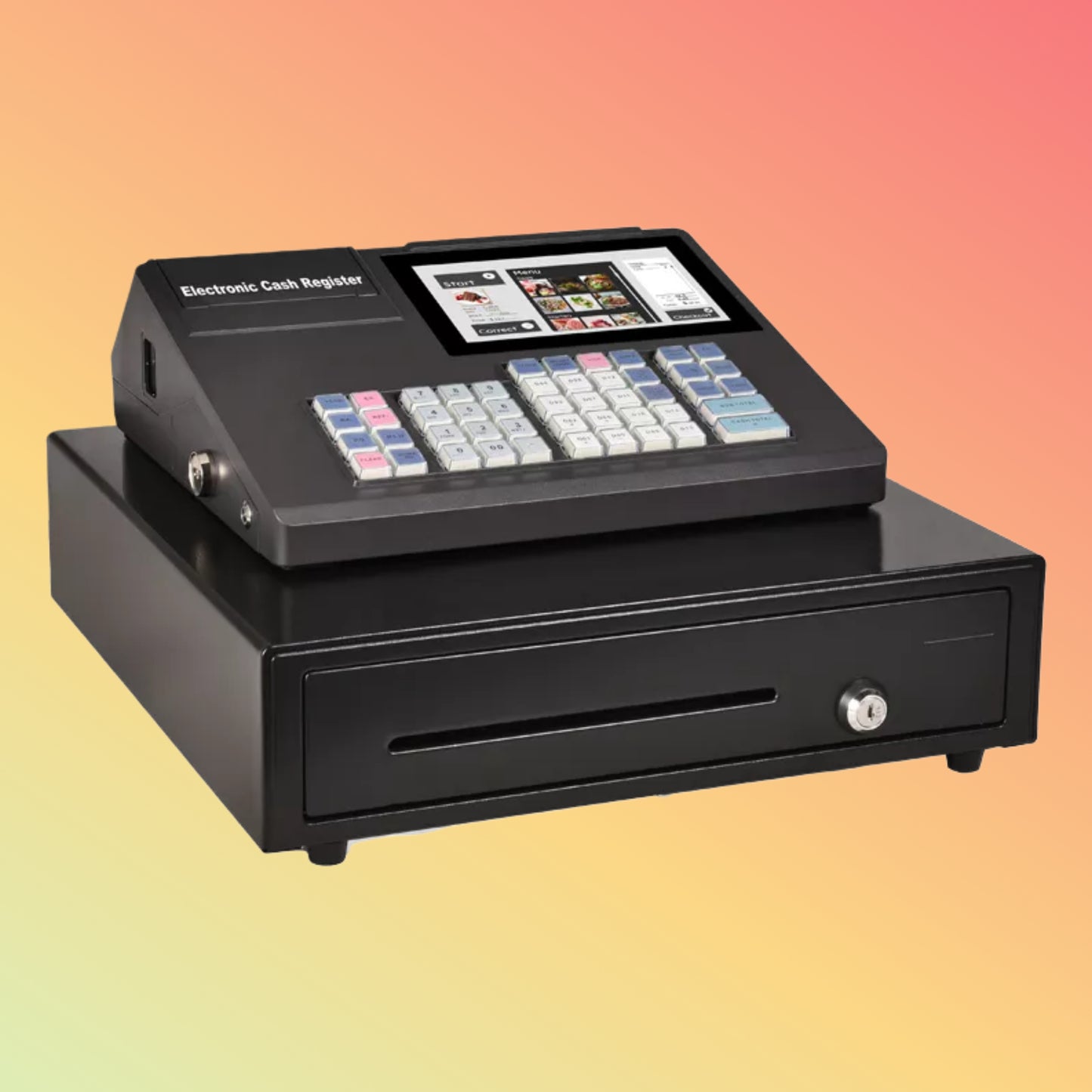 HCCTG 48-Key Keyboard With Software Android 11 All in One POS Terminal HCC-A1170