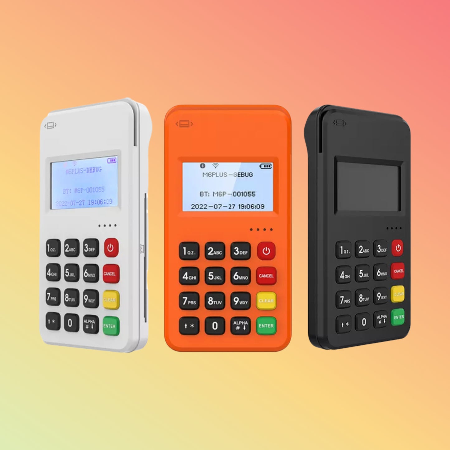 USB Bluetooth EMV PCI 3 in 1 Card Mobile Payment MPOS For E-Payment M6 PLUS