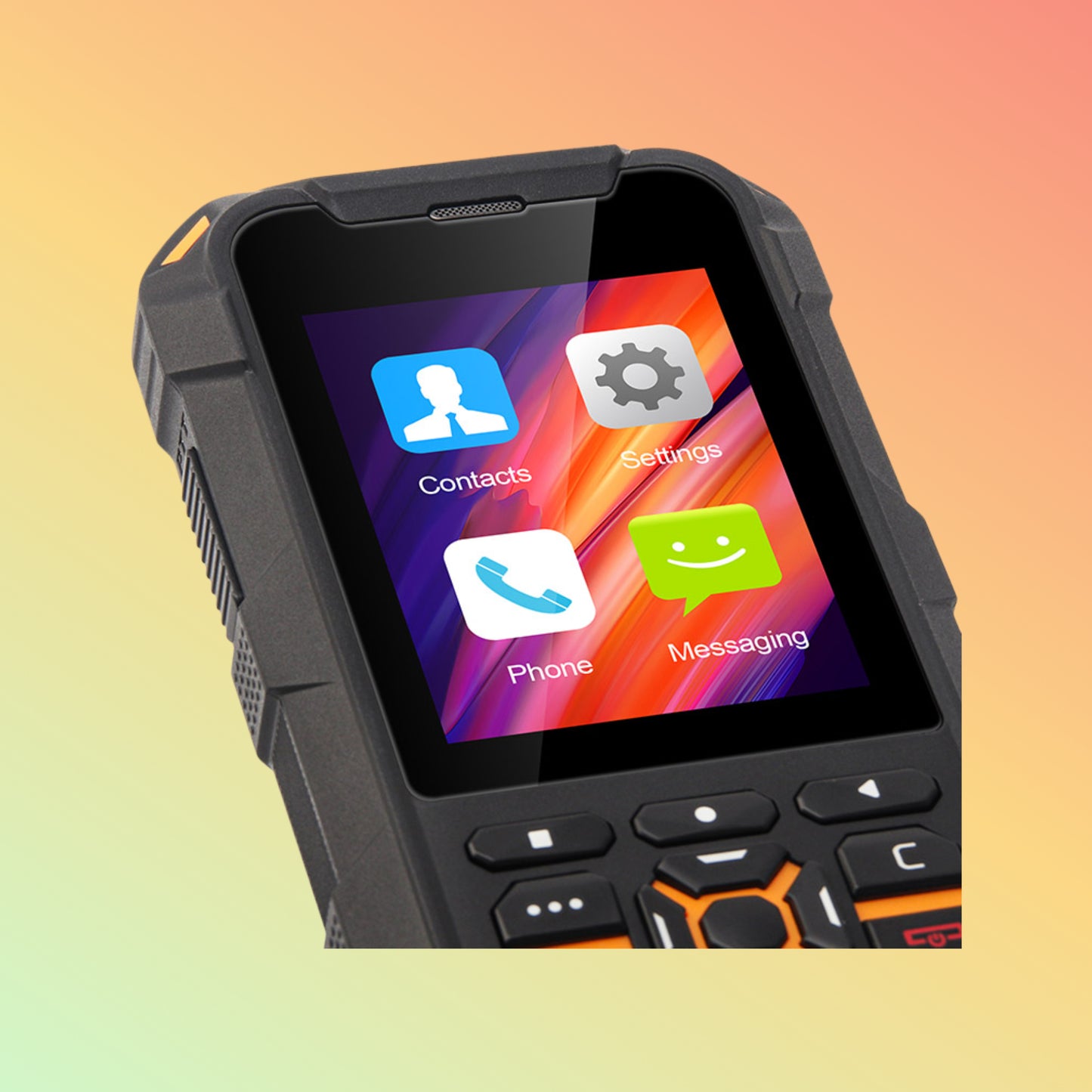UNIWA F20 2.4 Inch Touch Screen Public Network PoC Radio Rugged Phone