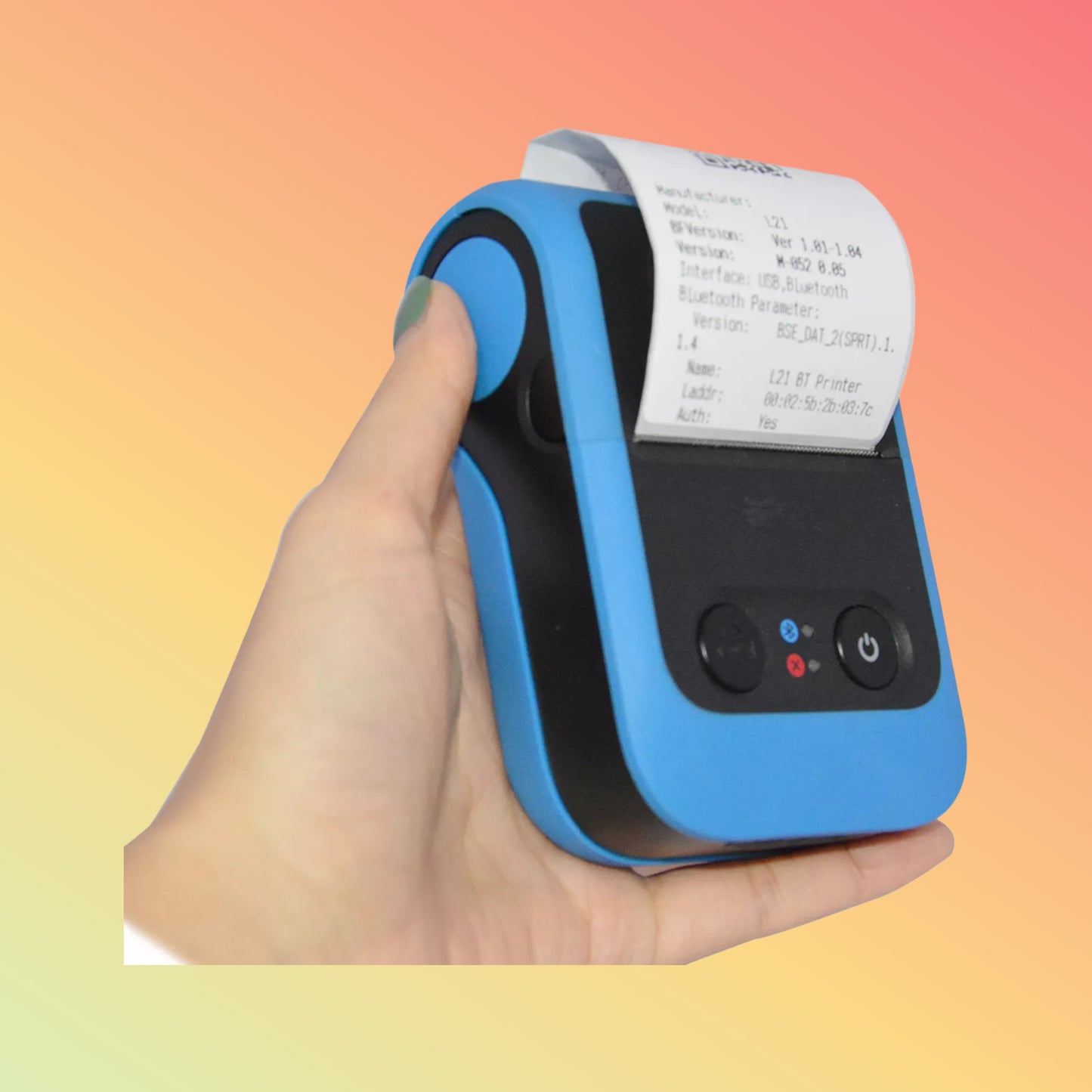 HCC-L21 203dpi 58mm OEM/ODM Portable Mobile Bluetooth Receipt Printer