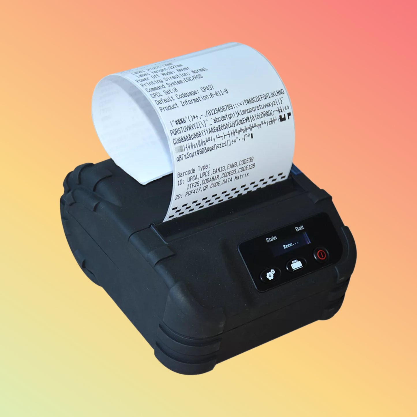 HCC-L36 Mini 58/80mm Wireless Bluetooth Thermal Mobile Label Printer
