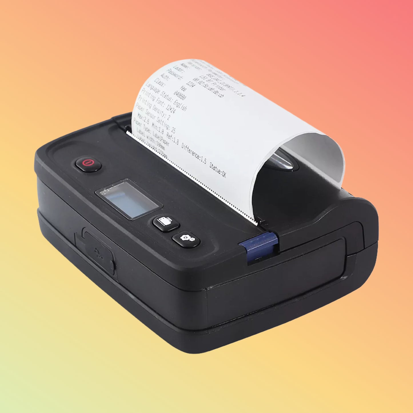 HCC-L51 203dpi ESC/POS 4 Inch Mobile Bluetooth Thermal Label Printer