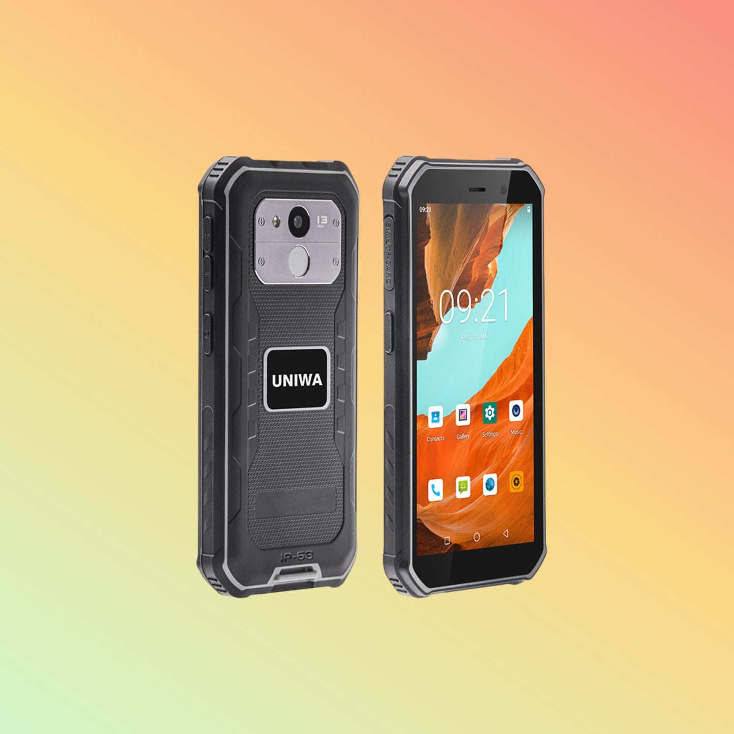 UNIWA F963 Pro 5.5 Inch IP68 Waterproof Android Handheld PDA Rugged Smartphone