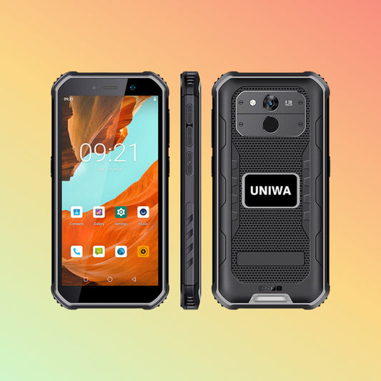 UNIWA F963 Pro 5.5 Inch IP68 Waterproof Android Handheld PDA Rugged Smartphone