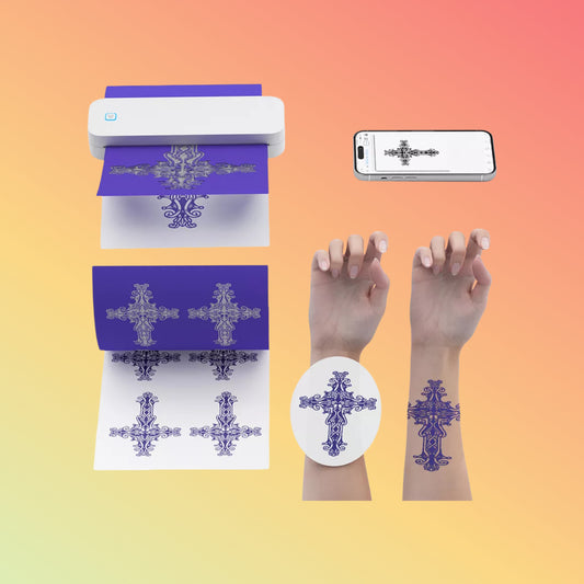 HCCTG A4 Paper USB Bluetooth Portable Thermal/Tattoo Printer HCC-A4PP