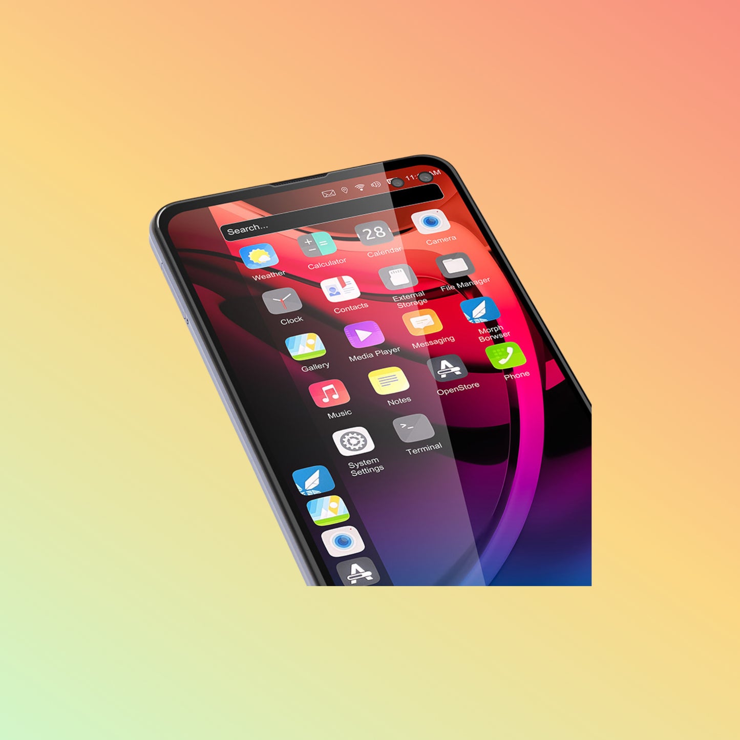 QCOM U6701 GPS Navigation Ubuntu Linux Touch Screen 4G Phone with Open Source