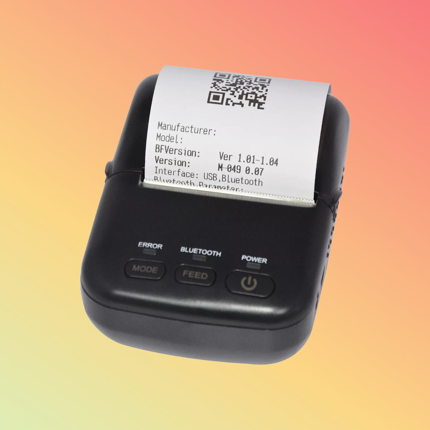 HCC-T12BT Mini Bluetooth Android 58mm Mobile 2 Inch Thermal Printer