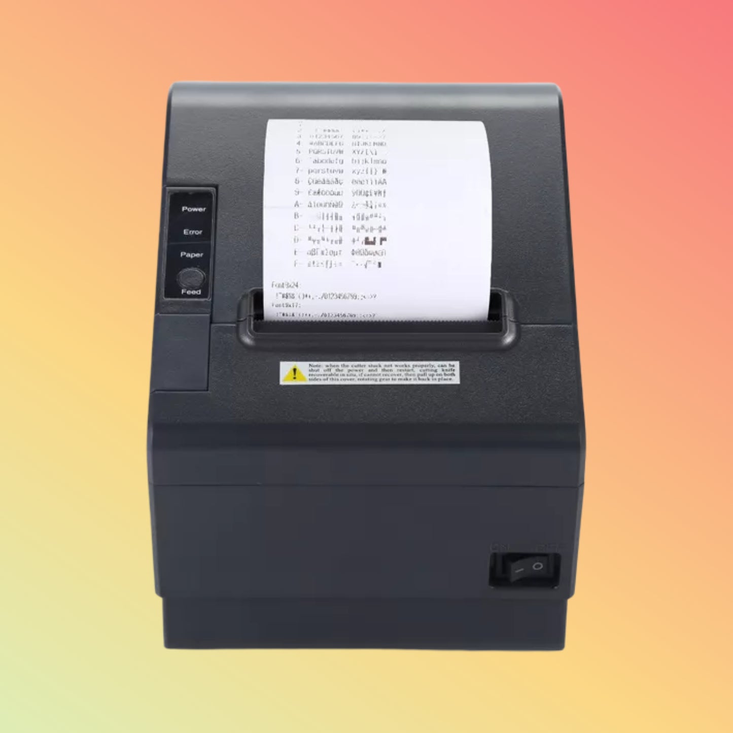 POS802 384 dots/line Bluetooth USB 80mm Thermal POS Receipt Printer With Cutter