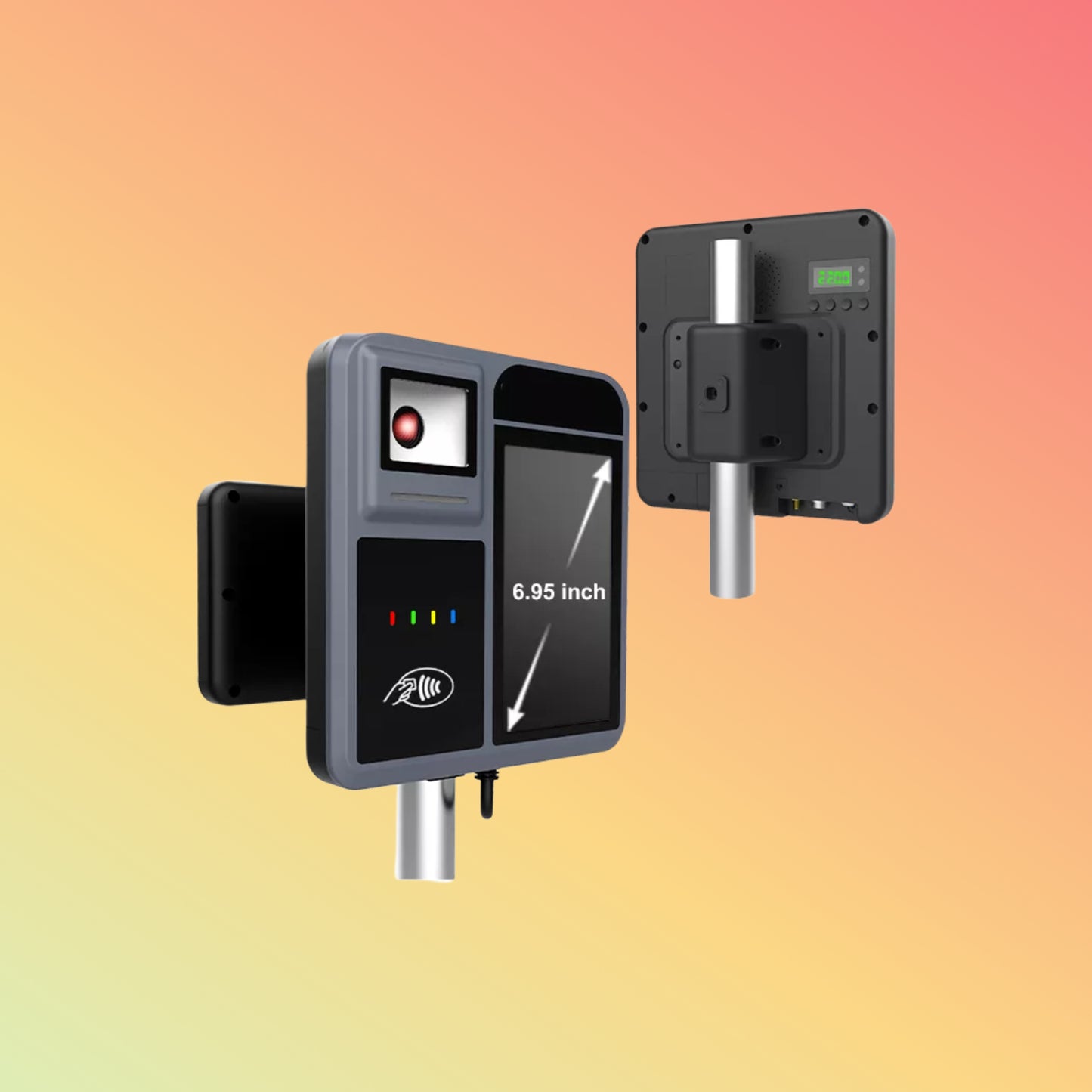 HCCTG UnionPay Android 9.0 Mifare NFC BUS Ticket Validators Machine with 2D Barcode Scanning P18-Q