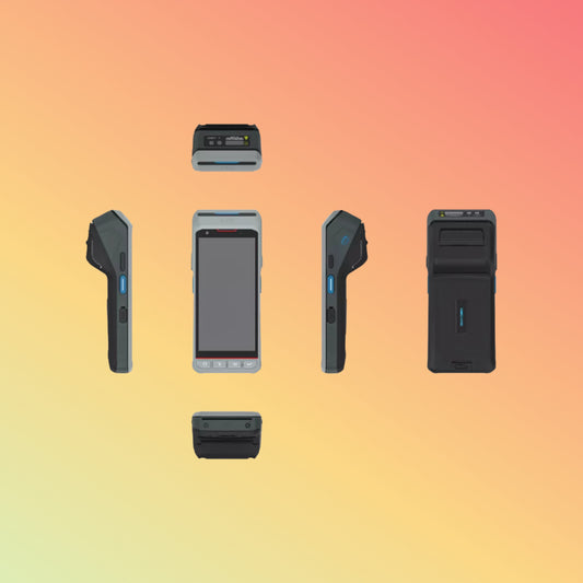 Android 10 Handheld Bus Ticket Terminal Portable NFC Smart Card Payment POS Machine with 58mm Printer P10