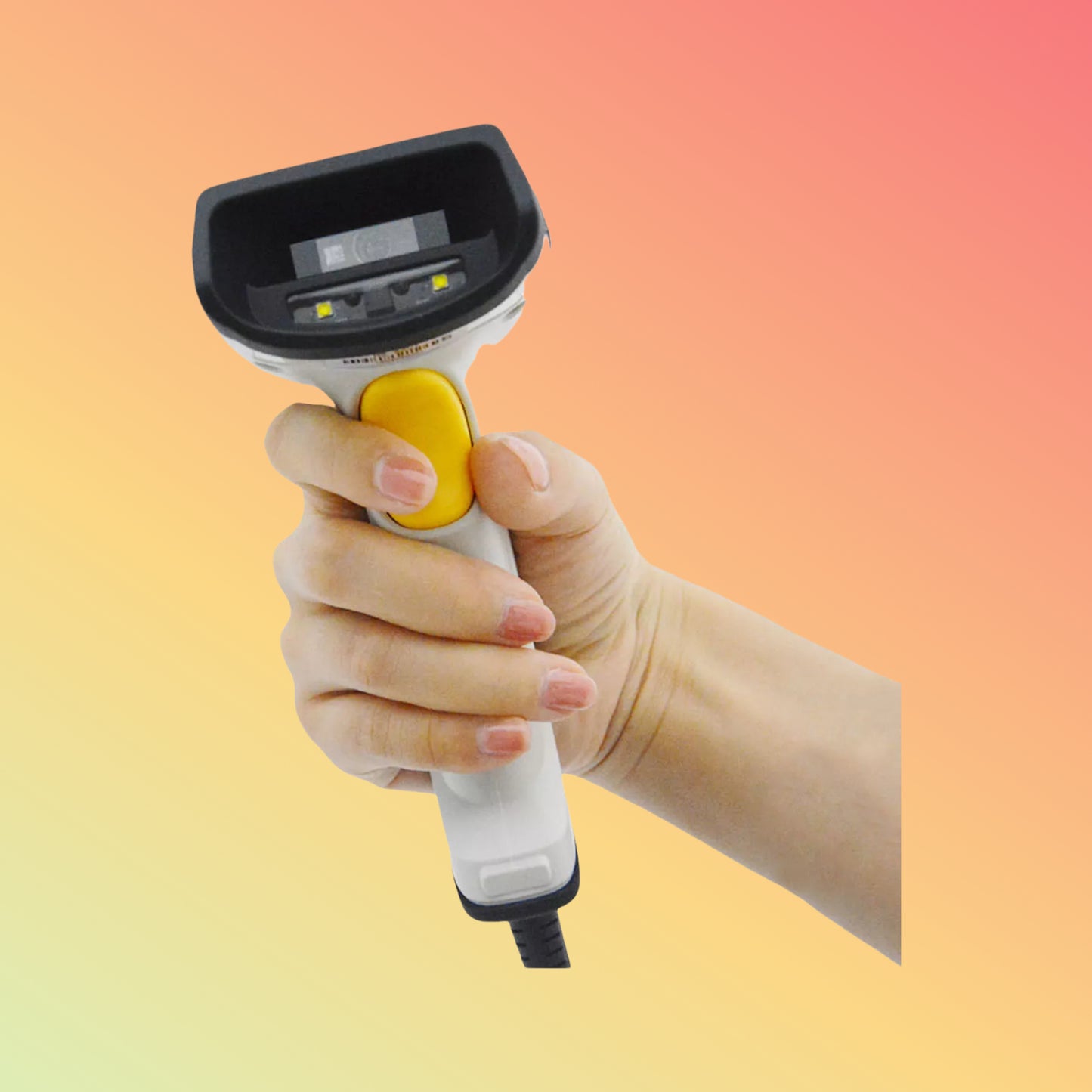 Industrial USB Handheld 1D/2D Barcode Scanner Perfect For Paper&Display Barcode HS-6203