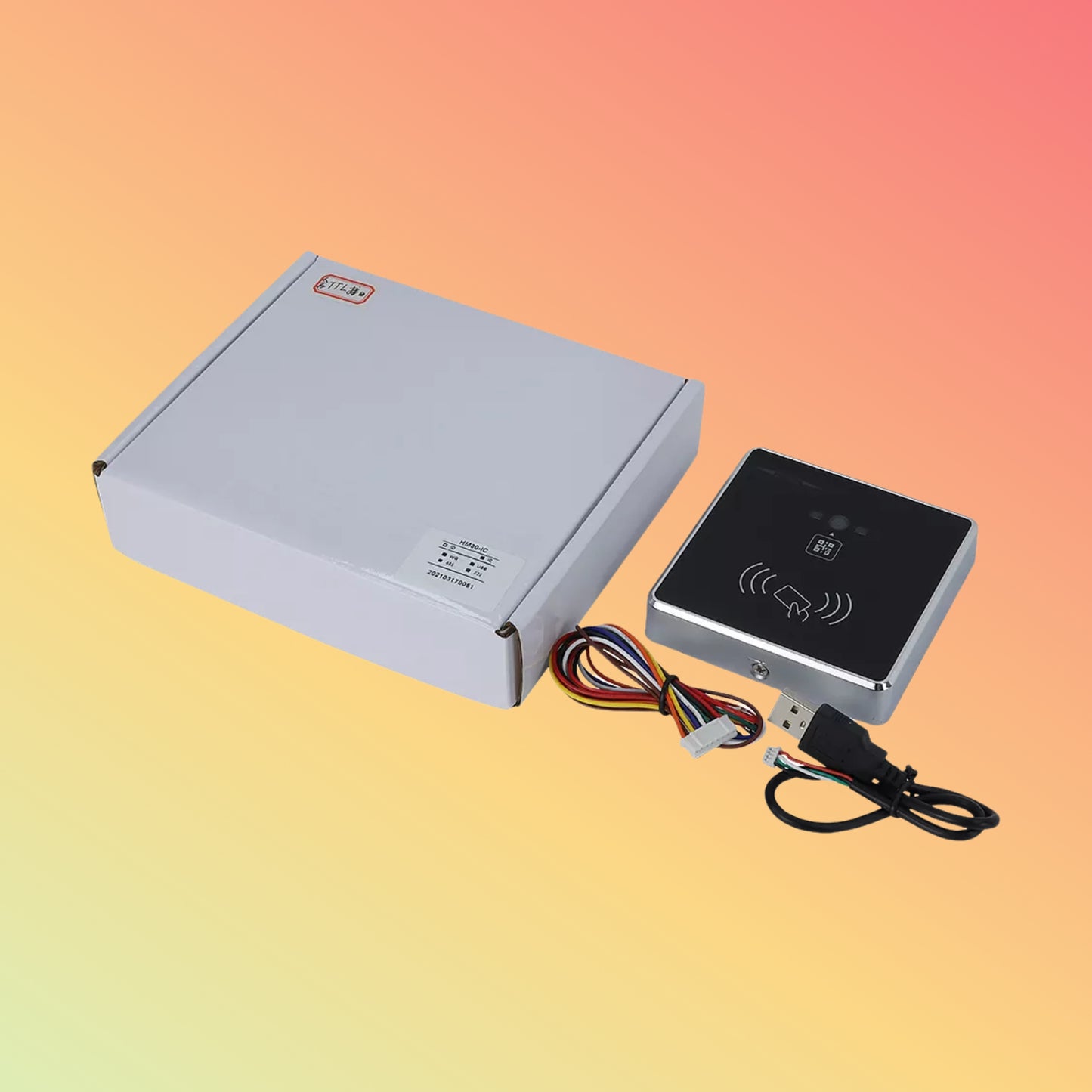 Wiegand EM Card & Mifare Card Reader QR Code Scanner Module for E-commerce HM30-DC