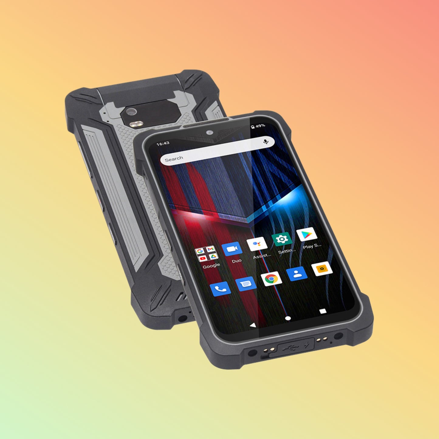 UNIWA P551 5.5 Inch Ultra-Thin Handheld Rugged Android 11 PDA