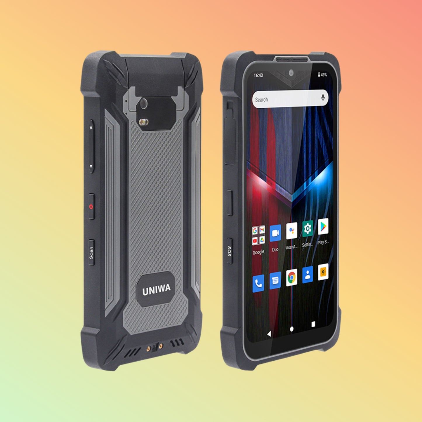 UNIWA P551 5.5 Inch Ultra-Thin Handheld Rugged Android 11 PDA