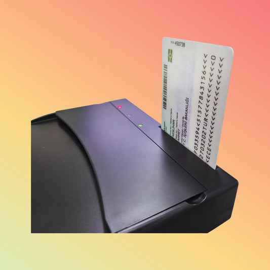 HCCTG USB OCR Passports Half-Page MRZ & ID Chip Card Reader PPR100 Plus