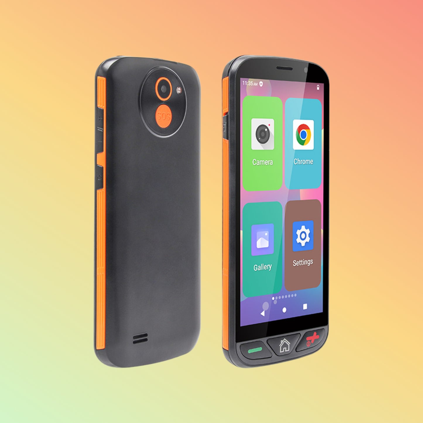 UNIWA K554 5.5 Inches 4G Android SOS Senior Mobile Phone