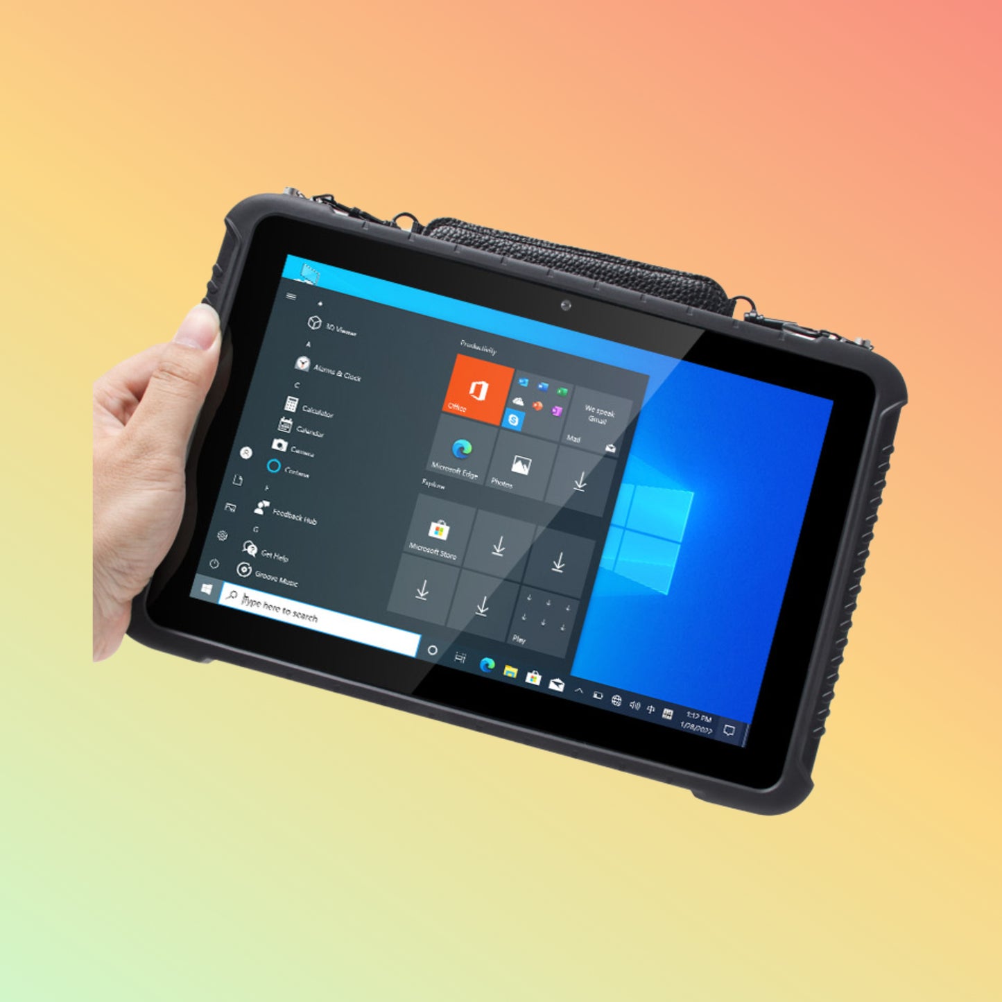 WinPad W106 10.1 Inches FHD Screen 4G LTE Industrial Rugged Windows 10 Tablet PC