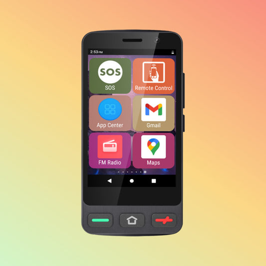 UNIWA M4003 4.0 Inches 4G Senior Mobile Phone with SOS Emergency Button