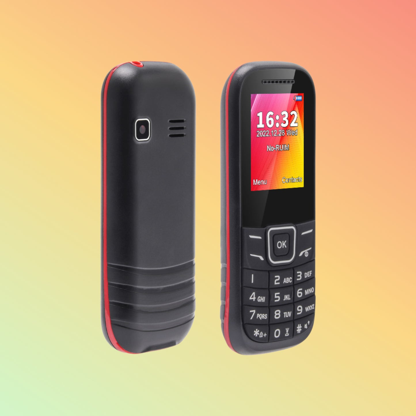 QTECH C1200 1.8 Inches Screen Single SIM Keypad CDMA 800MHz Mobile Phone