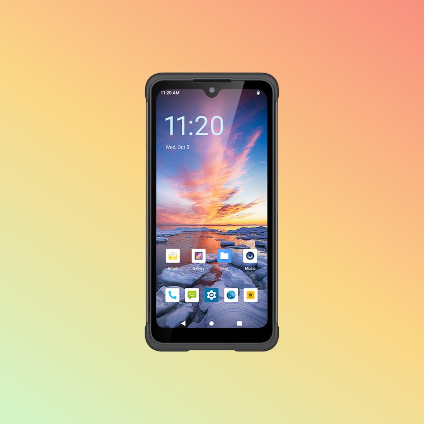 UNIWA TS818 6 Inches IP68 Waterproof Android Smartphone with Wireless Charging/NFC