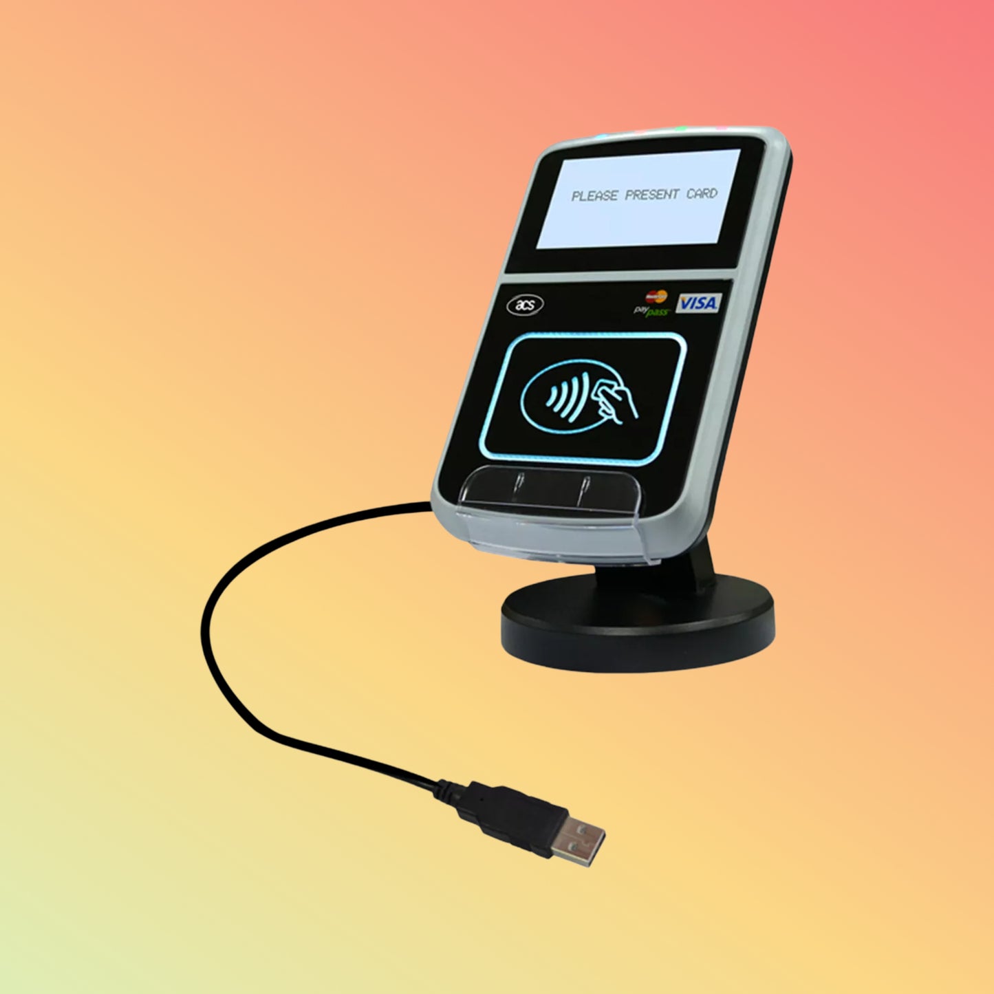 Mastercard Visa EMV ISO14443 Contactless Card Reader ACR123U