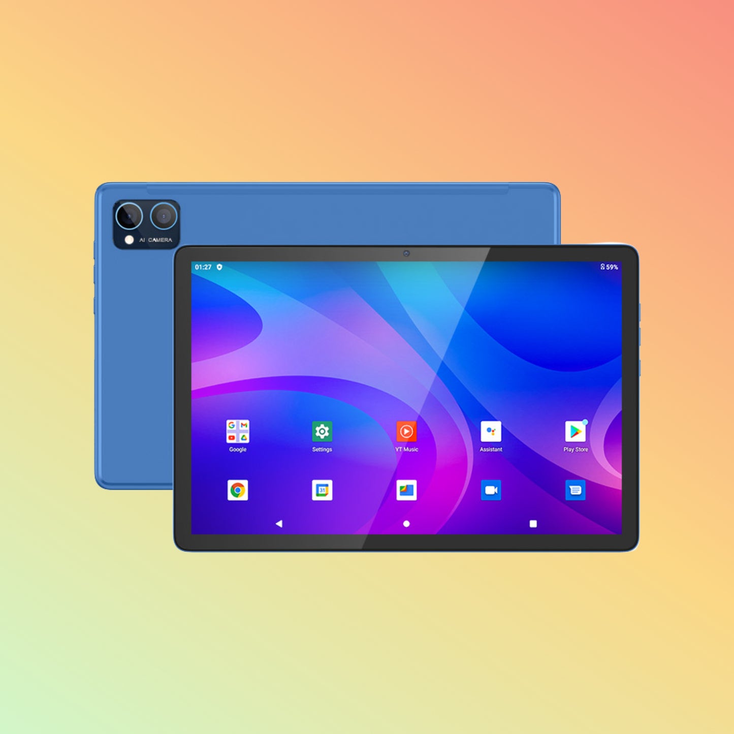 UTAB M1019 10 Inches Dual SIM Calling 3GB RAM Ultra Thin Android 11 Global Version 4G LTE Tablet