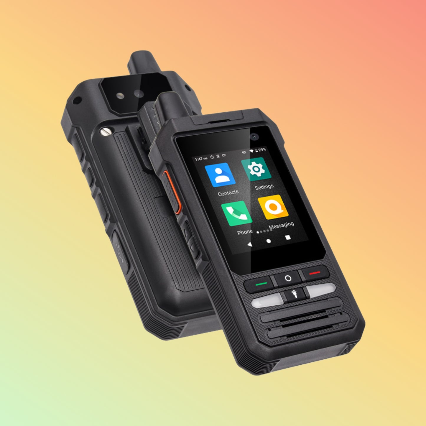 UNIWA F80S Android Zello Real PTT 4G Walkie Talkie PoC Radio 200 km to 3000 mile Long Range