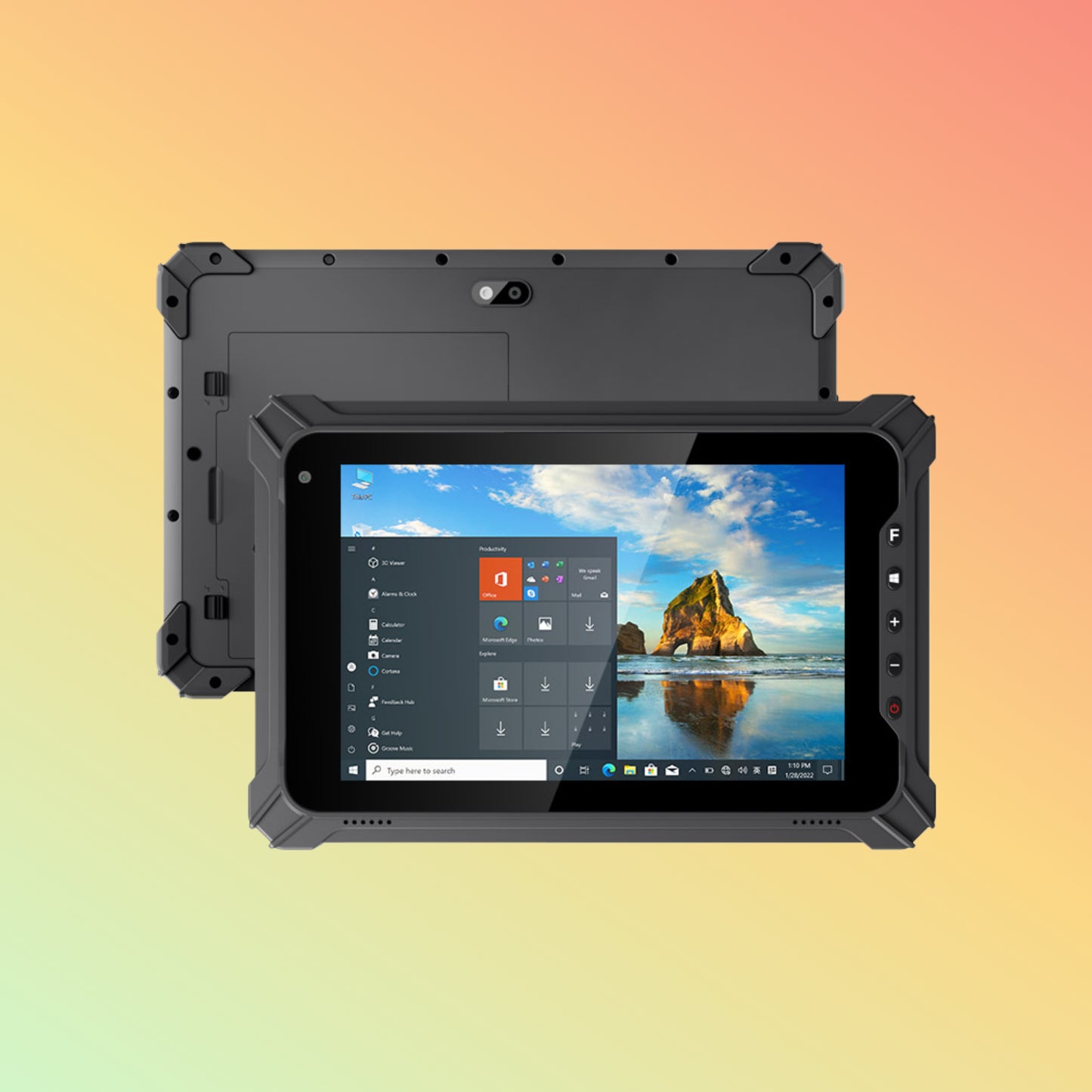 WinPad W88 8 Inches IP65 4G LTE Industrial Rugged Tablet Windows 10 Pro Intel N5100