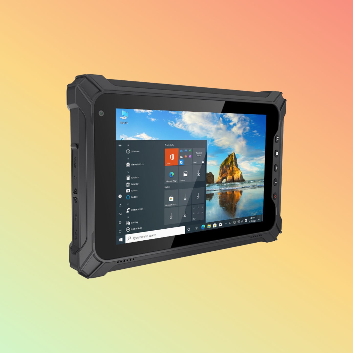 WinPad W88 8 Inches IP65 4G LTE Industrial Rugged Tablet Windows 10 Pro Intel N5100