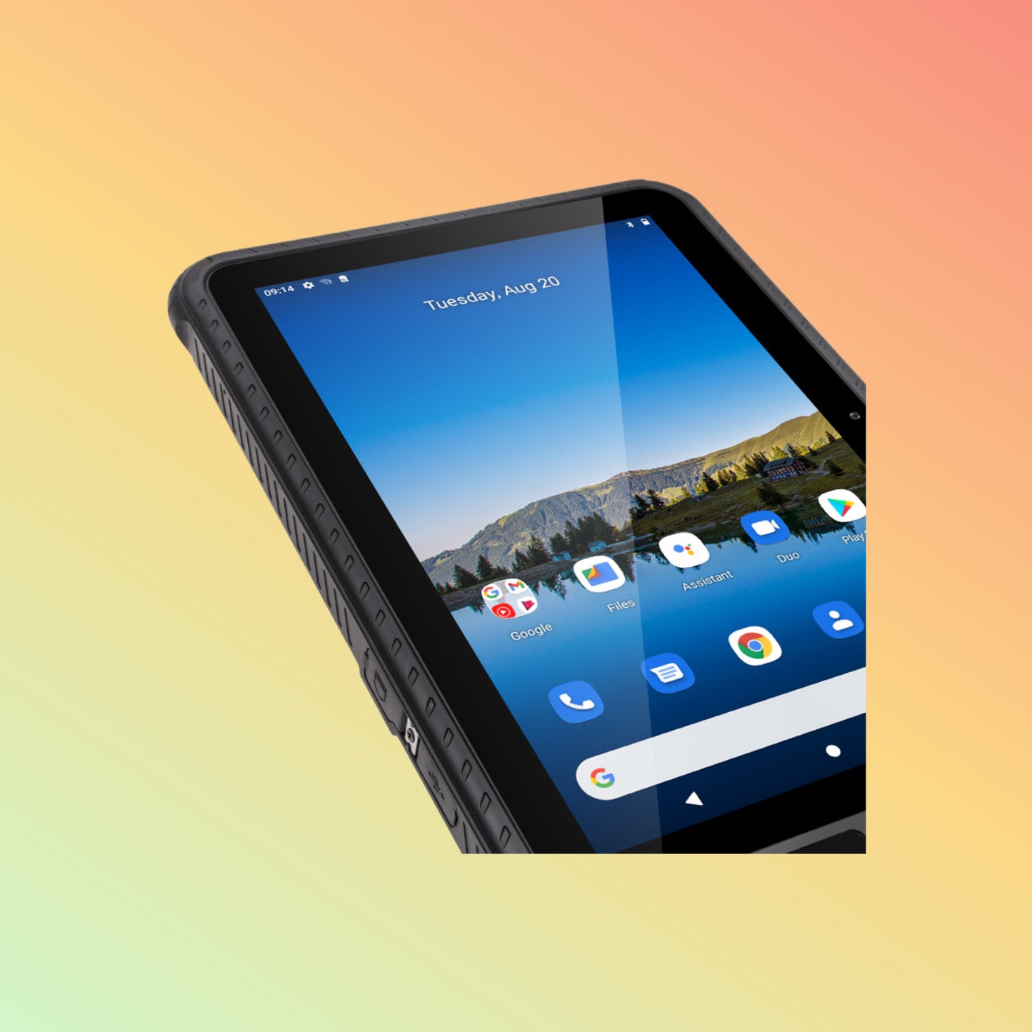 UTAB R1022 10 Inches Biometric Fingerprint Android IP65 Rugged Tablet with Front NFC Reader