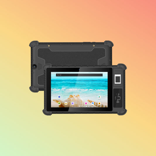 UTAB R817 8 Inches Android IP65 Waterproof 4G Industrial Rugged Tablet with Front NFC Reader