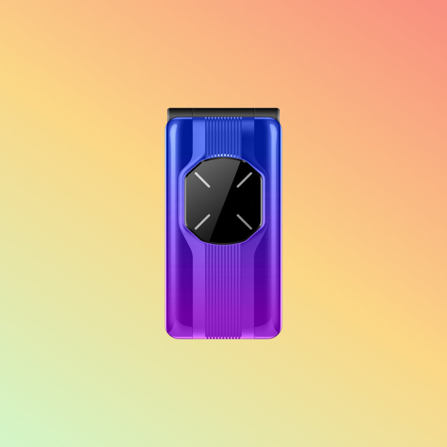 UNIWA F110 2.4 Inches Screen Big Buttons Unlocked Flip Mobile Phone