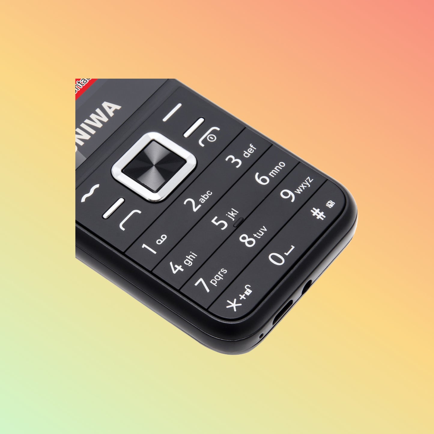 UNIWA E1802 Itel Standard 25BI Battery Long Standby Keypad Mobile Phone with Torch