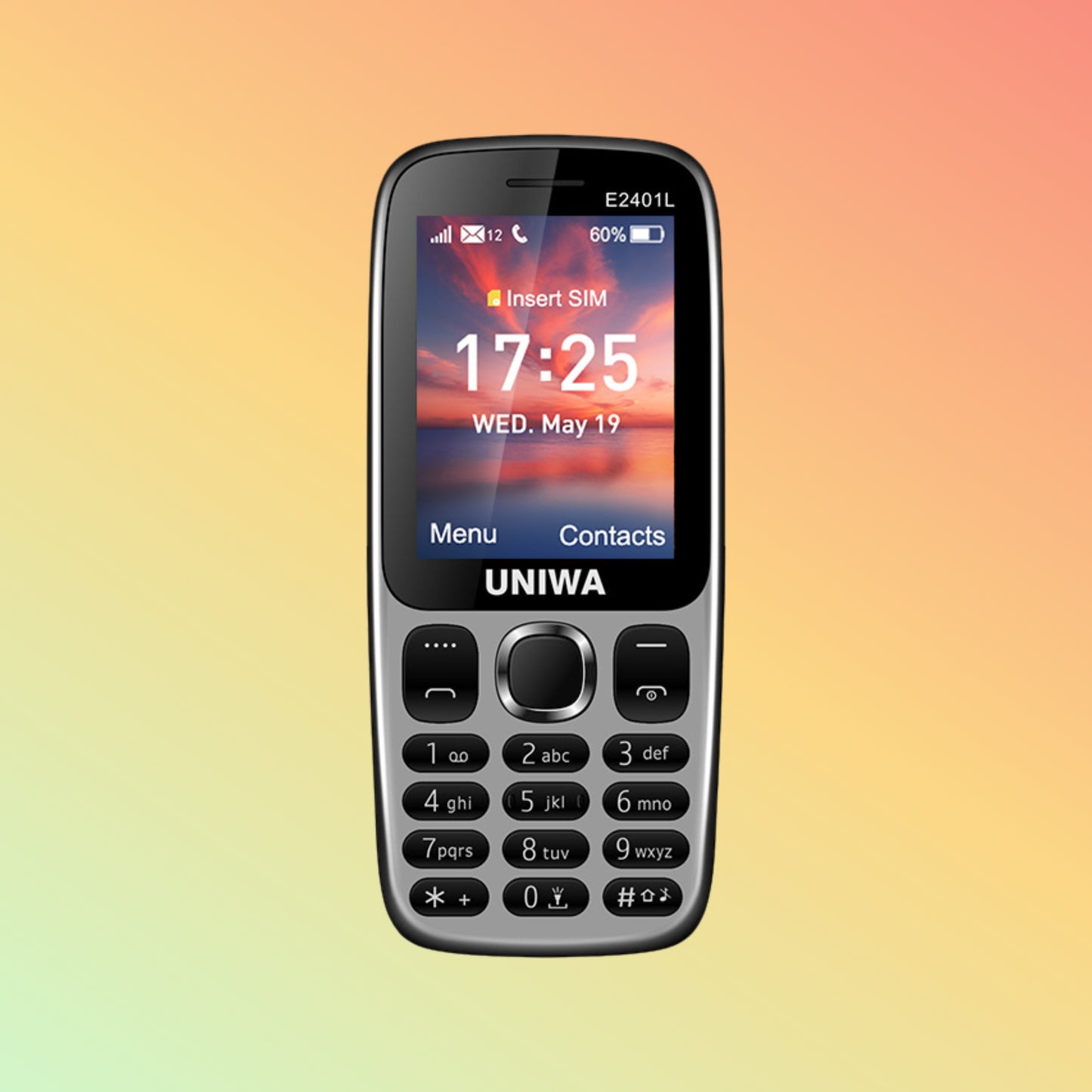 UNIWA E2401L Metal Unlocked Keypad FDD-LTE 4G Feature Phone