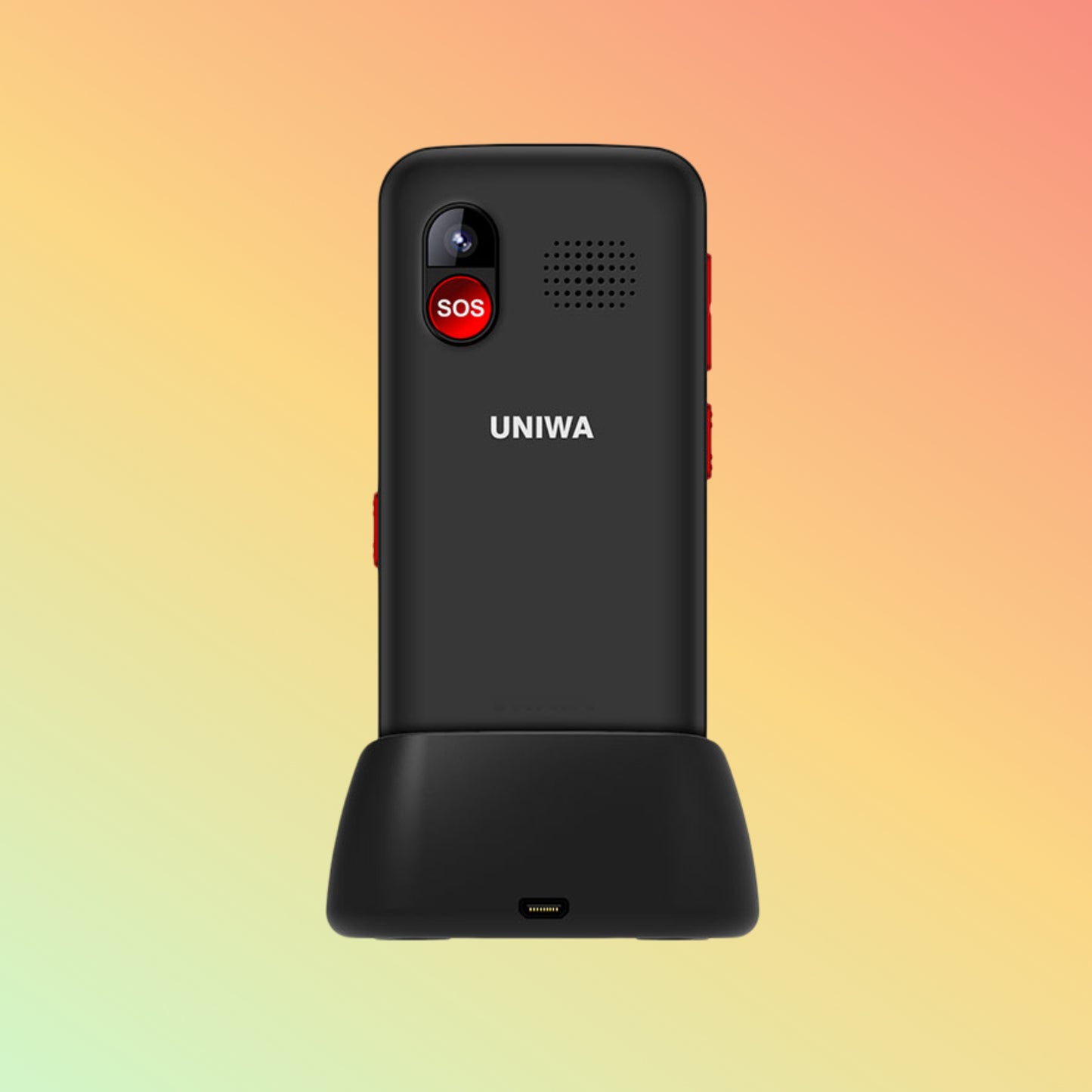 UNIWA V1000 Big Button 4G Senior Bar Cell Phone For Elderly with SOS