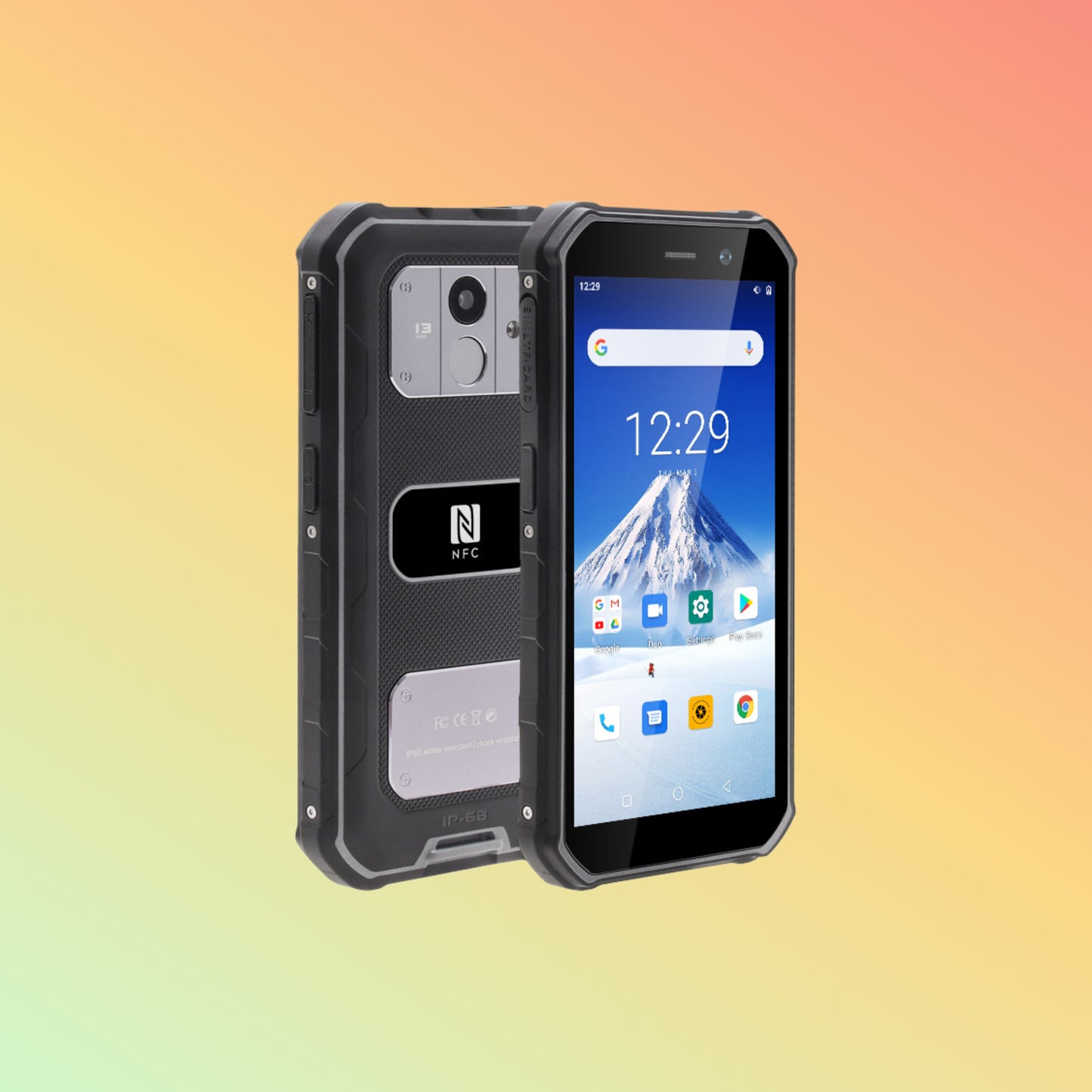 UNIWA F963 5.5 Inches Screen IP68 Waterproof 4G NFC Rugged Smartphone