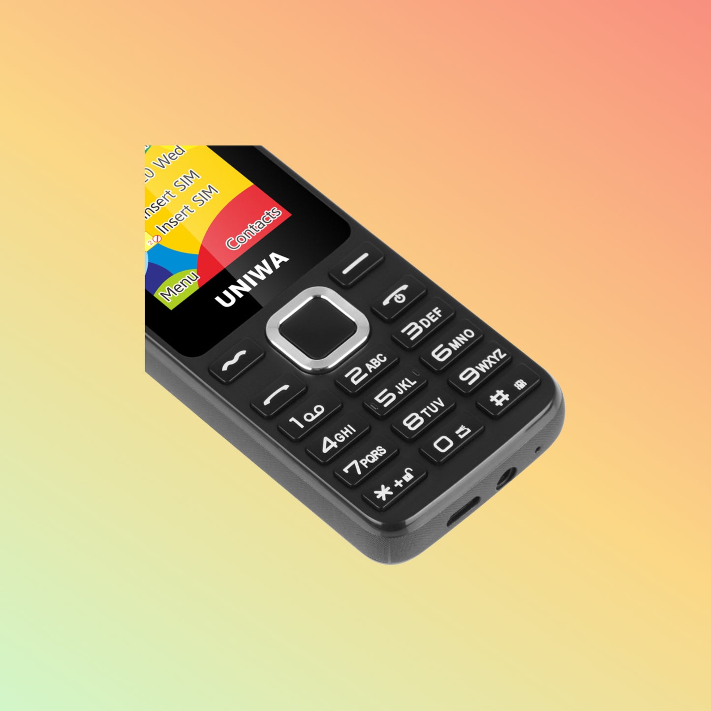 UNIWA E1801 1.77 Inches Screen Dual SIM Low Price Keypad Feature Phone