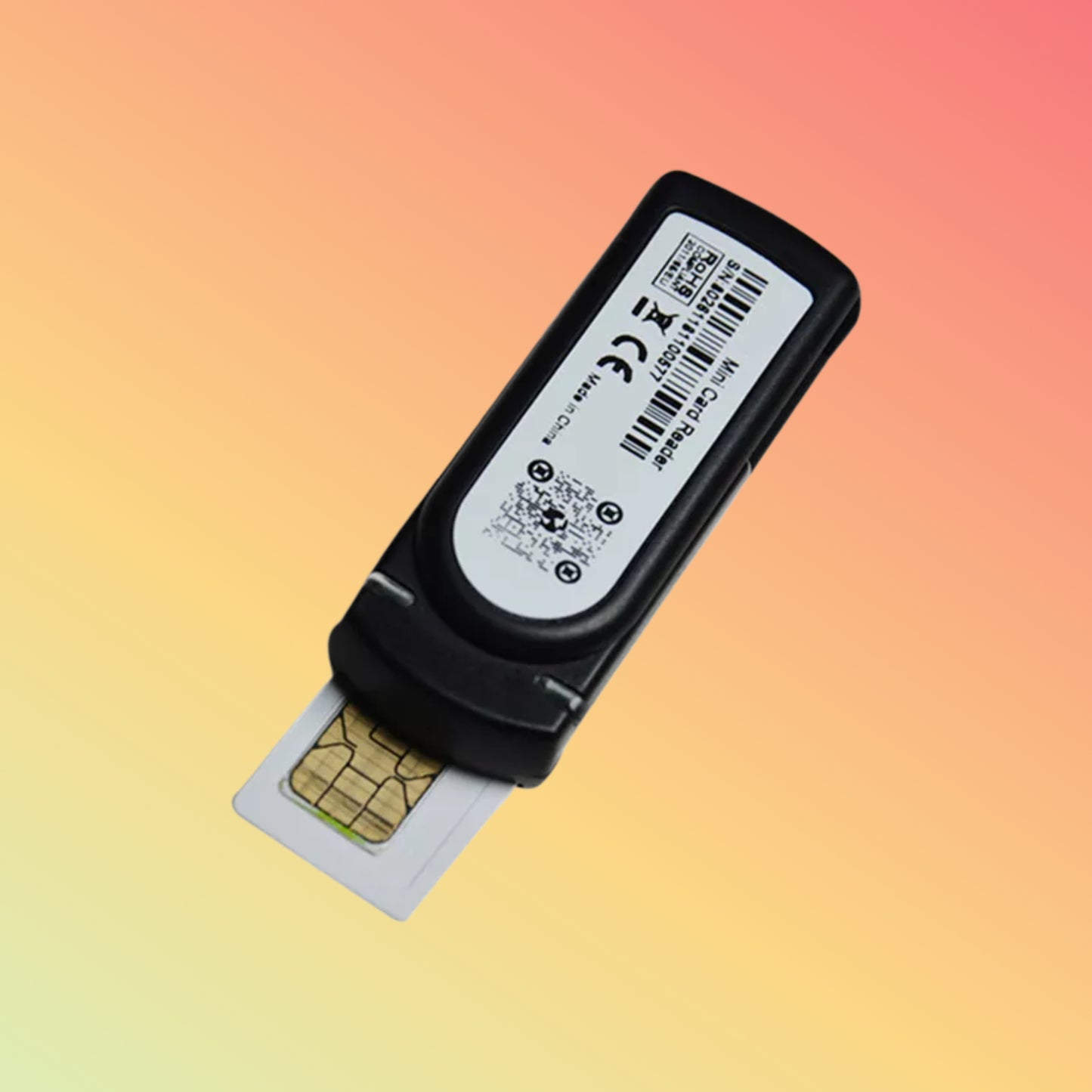 ISO/IEC 7816 USB Mini SIM Card Reader Writer DCR35