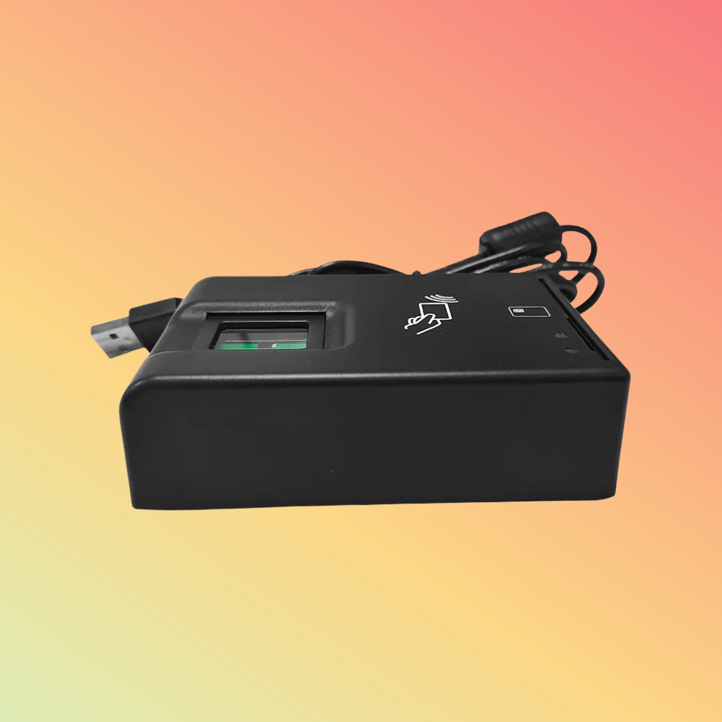 USB Dual Interface Smart Card Reader with Optical Fingerprint Scanner SFR02