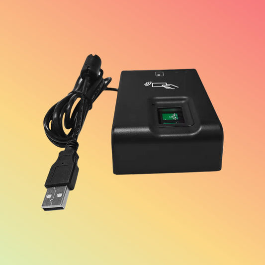 USB Dual Interface Smart Card Reader with Optical Fingerprint Scanner SFR02