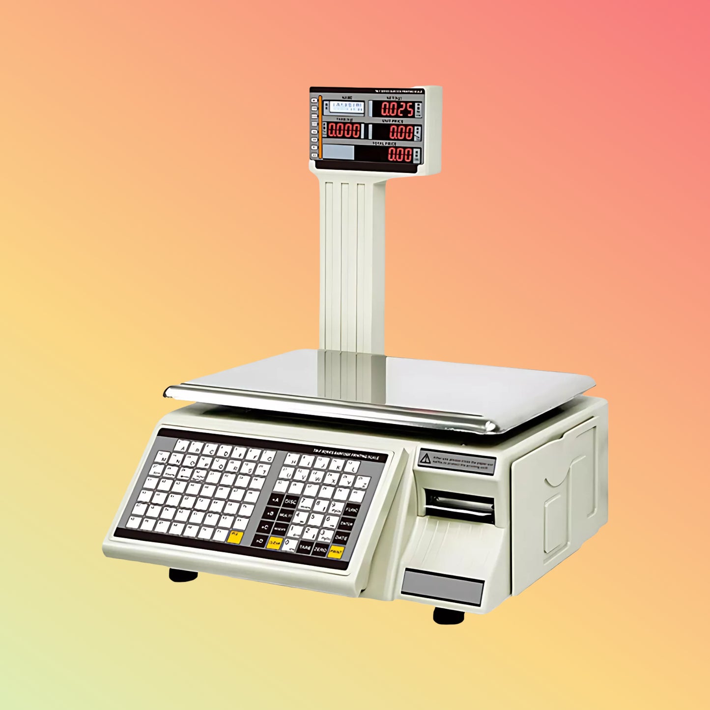 HCCTG 30KG Capacity Barcode Label Printing Scale HCC-ACS10