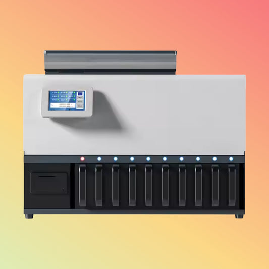 UN-191S Automatic 9+1 Pocket Touch Screen Coin Counters Built-in Printer Coin Counting Machine High Speed Coin Sorting Machine