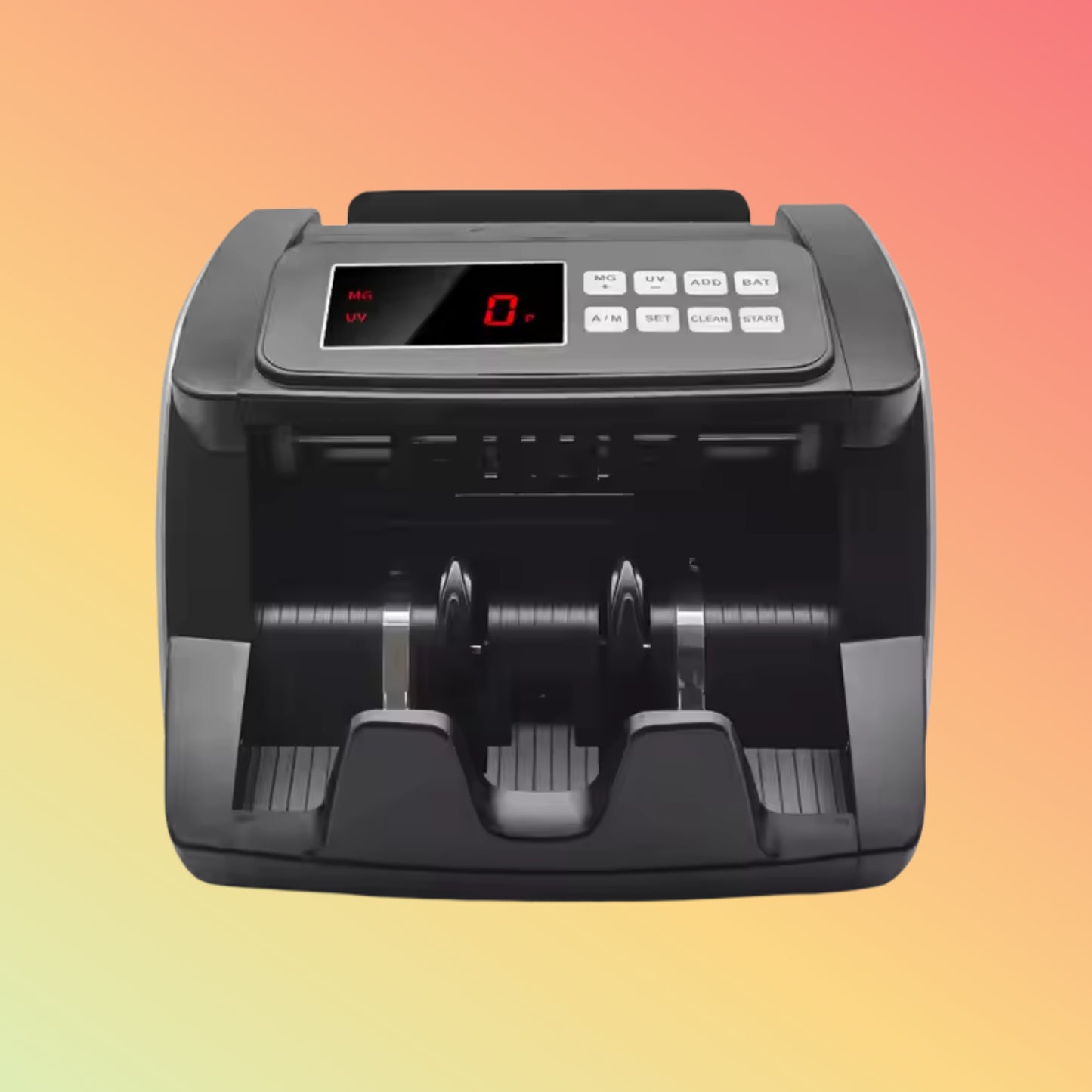 UN-10 Silver Portable Multi Currency Fake Money Counterfeit Detection Bill Counter Machine Money Counting Machine